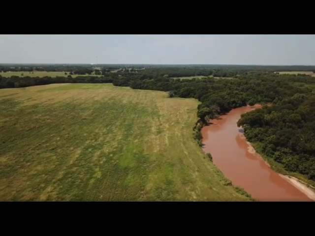 Close to OKC and on the River 190 acres Hunting Lease in Pottawatomie County -River 190