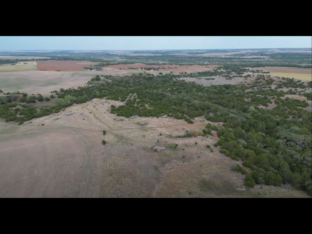 Lots of cover and deep wooly ravines on this 280 acre Hunting Lease in Dewey County - BrunHome
