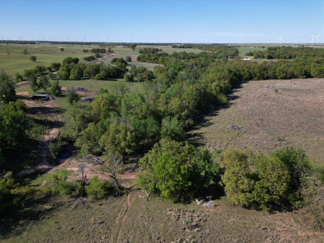 80 Acre Private Hunting Lease with Live Creek in Kingfisher County - Nugget