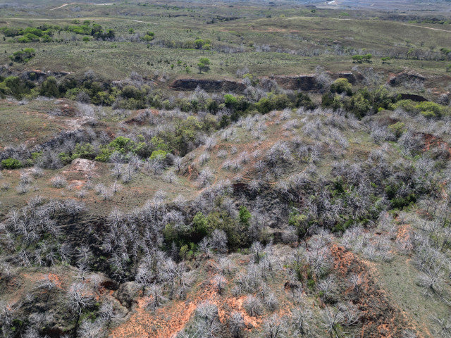 Deep Wooly Canyons on 220 acres with River Frontage near Putnam, OK - River Rob
