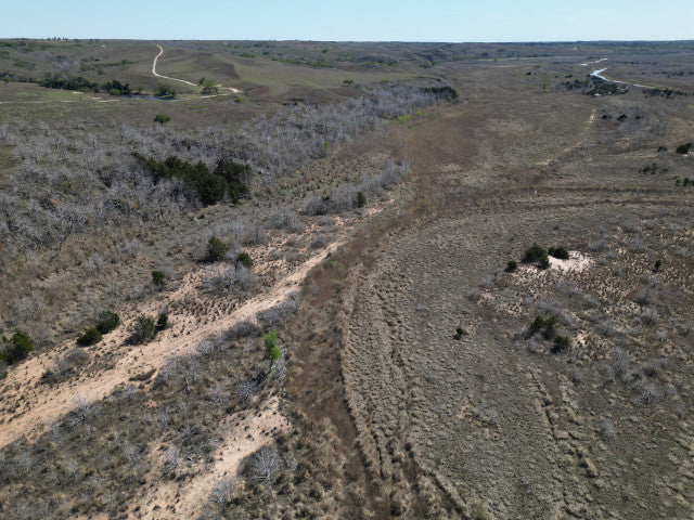 Deep Wooly Canyons on 220 acres with River Frontage near Putnam, OK - River Rob