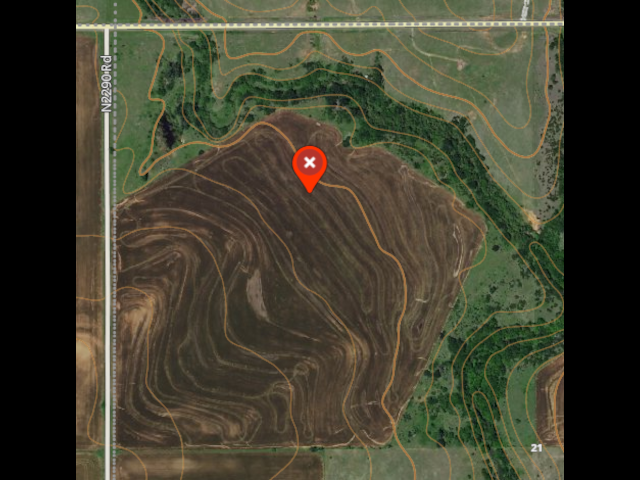 A great harvest producing 160 acres Hunting Lease in Dewey County - Walker