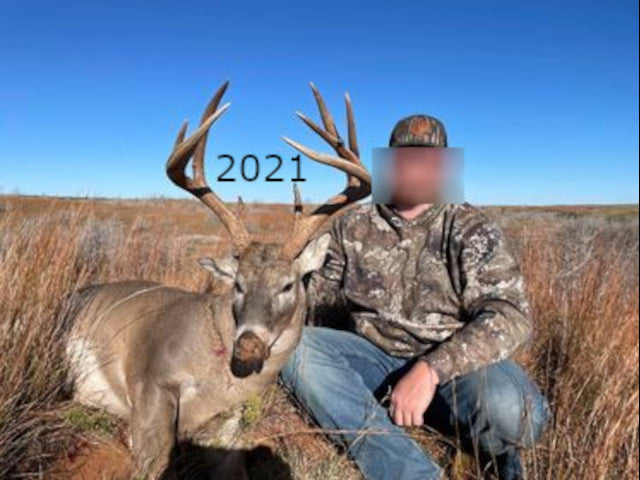 Big Buck Territory on 400 acre Hunting Lease in Dewey County - Deep Ravine