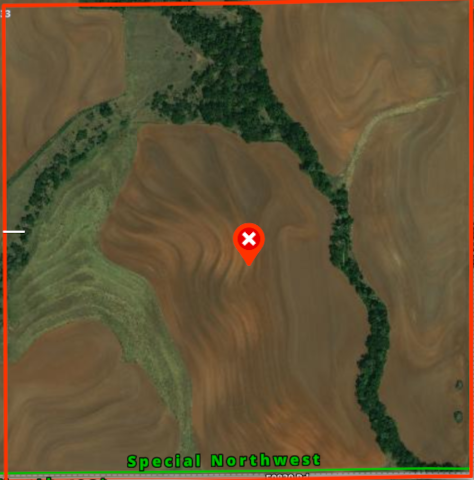 Great treeline along creek with big timber 160 acre hunting lease - Section SE