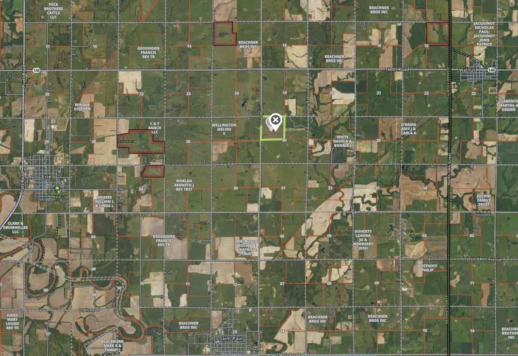160 acres in Neosho County Kansas Unit 11 - Whelan Place